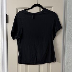 SKIMS Black Short Sleeve Tee